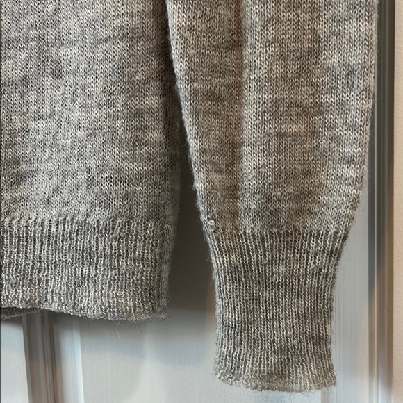 J. Crew V Neck Button Down Grandpacore Alpaca & Wool Sweater Cardigan - Size S - Picture 11 of 13